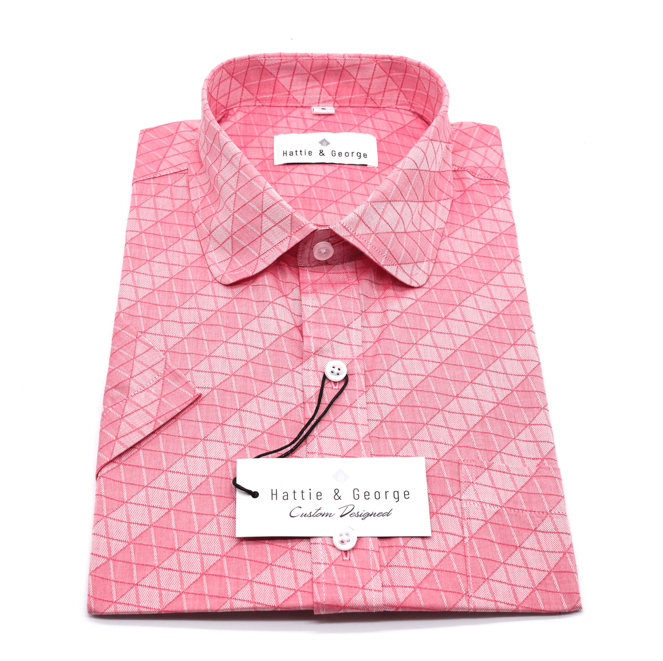 Salmon colored dress sales shirt